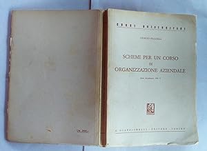Imagen del vendedor de Schemi per un corso di organizzazione aziendale a la venta por librisaggi