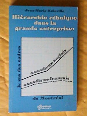 Hiérarchie ethnique dans la grande entreprise: le cas des cadres canadiens-anglais et canadiens-f...