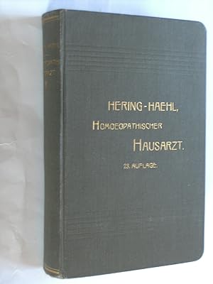Homöopathischer Hausarzt . 23. Auflage.