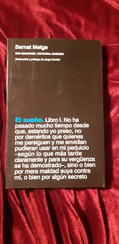 Seller image for El sueo for sale by Llibreria Fnix