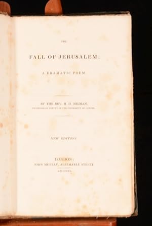 Seller image for Fall of Jerusalem A Dramatic Poem for sale by Rooke Books PBFA