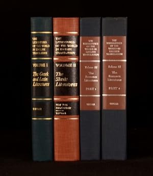 Seller image for The Literatures of the World In English Translation A Bibliography: The Greek and Latin Literatures; The Romance Literatures Parts I & II; The Slavic Literatures In Four Volumes. for sale by Rooke Books PBFA