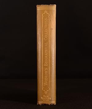 Bild des Verkufers fr Selection from Wodrow's Biographical Collection Divines of the North-East of Scotland zum Verkauf von Rooke Books PBFA