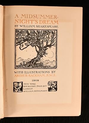 Seller image for A Midsummer-Night's Dream for sale by Rooke Books PBFA