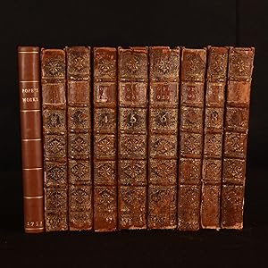Bild des Verkufers fr The Works of Alexander Pope Esq. In Nine Volumes Complete. With His Last Corrections, Additions, and Improvements. Published Mr. Warburton. With Occasional Notes. zum Verkauf von Rooke Books PBFA