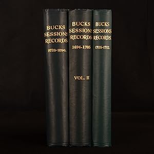 Seller image for County of Buckingham Calendar to the Sessions Records for sale by Rooke Books PBFA