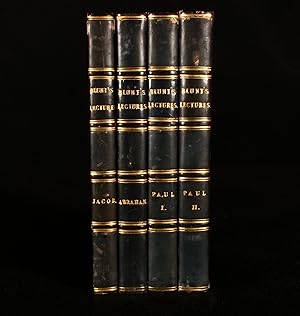 Seller image for Eight Lectures Upon the History of Jacob; Delivered During Lent, 1828, at the Church of St. Luke, Chelsea Twelve Lectures Upon the History of Abraham Twelve Lectures Upon the History of Saint Paul, Delivered During Lent, 1831, at the Church of the Holy Trinity, Upper Chelsea for sale by Rooke Books PBFA