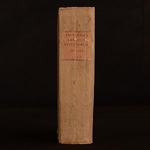 Bild des Verkufers fr Polyanthea Librorum Vetustiorum, Italicorum, Gallicorum, Hipanicorum, Anglicanorum, Et Latinorum. zum Verkauf von Rooke Books PBFA