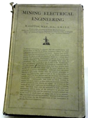 Imagen del vendedor de Mining Electrical Engineering a la venta por World of Rare Books