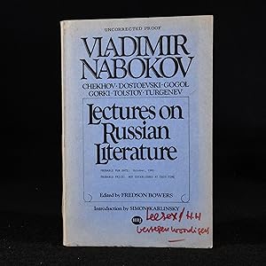 Seller image for Lectures on Russian Literature for sale by Rooke Books PBFA