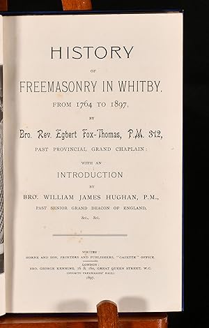 History of Freemasonry in Whitby, From 1764 to 1897