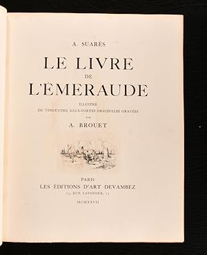 Bild des Verkufers fr Le Livre de l'Emeraude zum Verkauf von Rooke Books PBFA