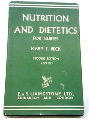 Imagen del vendedor de Nutrition and Dietetics for Nurses a la venta por World of Rare Books