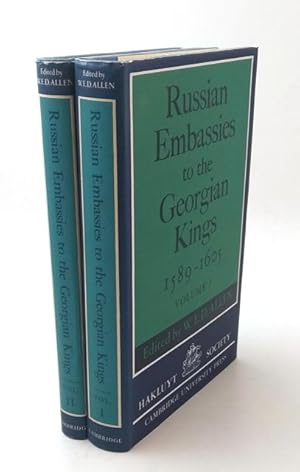 Imagen del vendedor de Russian Embassies to the Georgian King (1589-1605). Edited with Introduction, Additional Notes, Commentaries and Biography. 1-2. a la venta por Rnnells Antikvariat AB