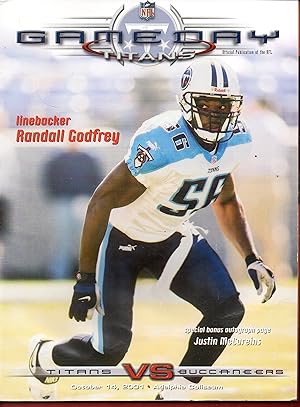 Imagen del vendedor de NFL: Gameday Tennessee Titans Vs Tampa Bay Buccaneers August 14, 2001 a la venta por Warren Hahn