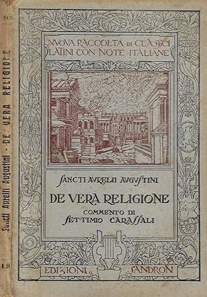 Imagen del vendedor de De Vera Religione a la venta por Biblioteca di Babele