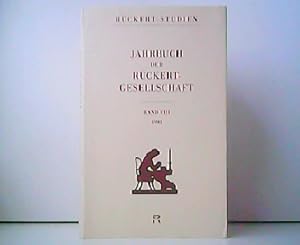 Imagen del vendedor de Rckert-Studien Band VIII. Jahrbuch der Rckert-Gesellschaft e.V. 1994. a la venta por Antiquariat Kirchheim