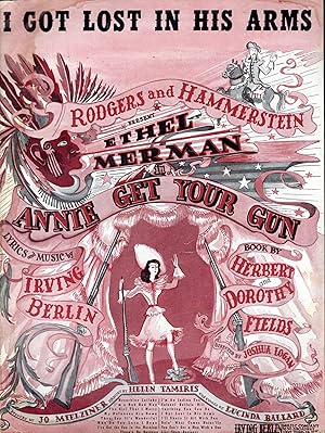 Bild des Verkufers fr SHEET MUSIC; "I Got lost in His Arms".from the Broadway Musical, ANNIE GET YOUR GUN zum Verkauf von Dorley House Books, Inc.