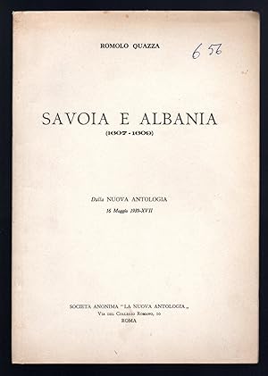 Bild des Verkufers fr Savoia e Albania (1607-1609) zum Verkauf von Sergio Trippini