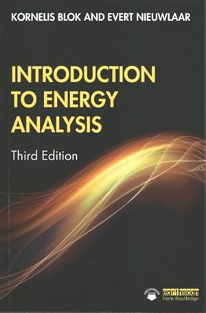 Imagen del vendedor de Introduction to Energy Analysis a la venta por GreatBookPricesUK