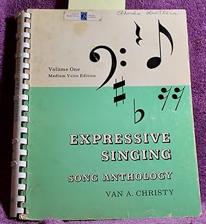 Seller image for Expressive Singing Song Anthology (Medium Voice Edition, Volume One) for sale by THE BOOK VAULT