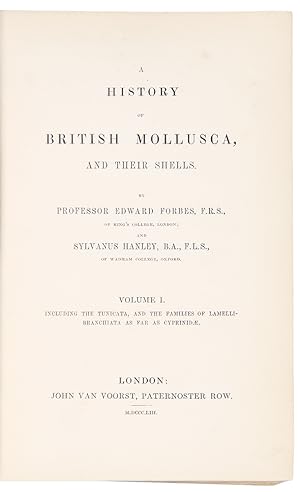 Seller image for A History of the British Mollusca and their Shells for sale by Donald A. Heald Rare Books (ABAA)