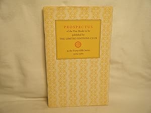 Seller image for Prospectus of the Fine Books to be Published by the Limited Editions Club in the Forty-Fifth Series 1979 - 1980 for sale by curtis paul books, inc.