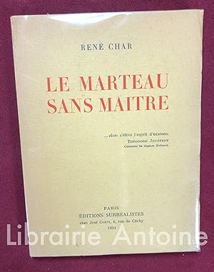 Image du vendeur pour Le Marteau sans maitre. mis en vente par Librairie Antoine