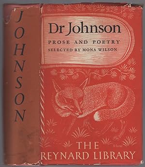Bild des Verkufers fr Johnson Prose and Poetry zum Verkauf von Between the Covers-Rare Books, Inc. ABAA