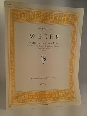 Seller image for Aufforderung zum Tanz : op. 65 für Piano Nr. 0794 for sale by ANTIQUARIAT Franke BRUDDENBOOKS