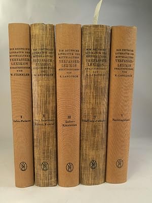 Die Deutsche Literatur des Mittelalters. Verfasserlexikon; 5 Bände (komplett)