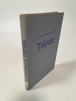 Seller image for Toleranz. Eine theologische Untersuchung und eine aktuelle Auseinandersetzung. for sale by Antiquariat Bookfarm