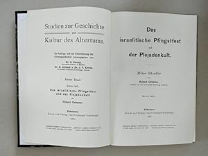 Seller image for Das israelitische Pfingstfest und der Plejadenkult for sale by avelibro OHG