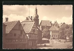 Ansichtskarte Arnsberg i. W., Blick auf Hotel zur Krim