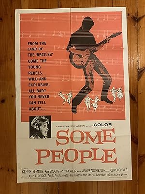 Imagen del vendedor de Some People One Sheet 1964 Kenneth More, Ray Brooks a la venta por AcornBooksNH