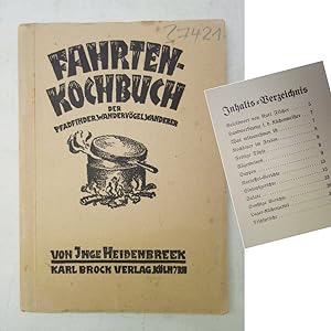 Fahrten-Kochbuch. Kochbuch der Pfadfinder, Wandervögel und Wanderer