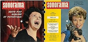 "Colette DERÉAL / Edith PIAF / Marcel PAGNOL" SONORAMA n°15 JANVIER 1960 (6 Flexidisques 33tours) NM