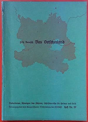 Bild des Verkufers fr Das Oetscherland. Schriftenreihe fr Heimat und Volk Heft Nr. 57 zum Verkauf von biblion2