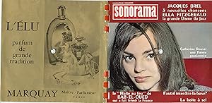 "Catherine ROUVEL / Marcel PAGNOL" SONORAMA n° 40 MAI 1962 (5 Flexidisques 33tours) NM
