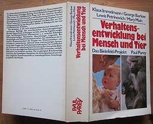 Bild des Verkufers fr Verhaltensentwicklung bei Mensch und Tier. Das Bielefeld-Projekt. zum Verkauf von Antiquariat Roland Ggler