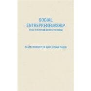 Seller image for Social Entrepreneurship What Everyone Needs to Know for sale by eCampus