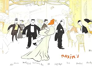 Maxim's Paris Menu Cover by SEM