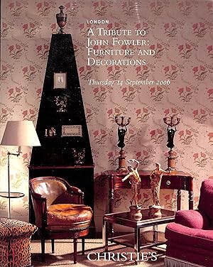 A Tribute To John Fowler: Furniture And Decorations - 14 September 2006