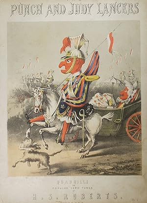 C1860 Punch & Judy Quadrille Vittoriano Music Sheet ROBERTS Ashdown & Stampa Parry 
