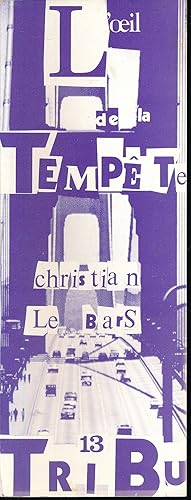 Seller image for L'oeil de la tempte for sale by LIBRAIRIE GIL-ARTGIL SARL