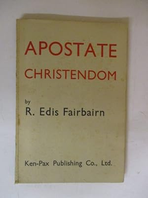 APOSTATE CHRISTENDOM