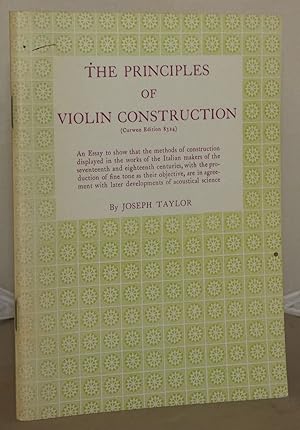 The Principle of Violin Construction (Curwen Edition 8324)