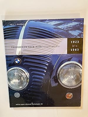 Imagen del vendedor de Karosserien nach Mass, Erhard Wendler 1923 bis 1963 = Tailormade bodywork by Wendler of Reutlingen, Germany, 1923 - 1963. [bers. von Stephen J. McMahon], Kohlhammer-Edition Auto & Verkehr. a la venta por Antique Finds