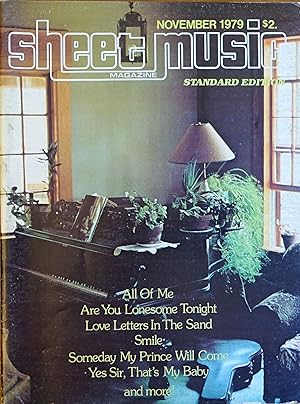 Sheet Music Magazine: November 1979 Volume 3, Number 8 (Standard edition)