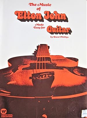Seller image for The Music of Elton John. Made Easy for Guitar for sale by Ken Jackson